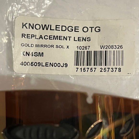 Smith Knowledge OTG Replacement Lens for Ski/Snowboard Goggles New - Picture 9 of 9